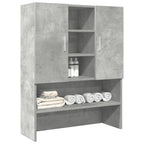 Armario de lavadora blanco 64x24x190 cm