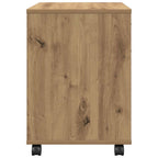 Armario con ruedas madera ingeniería roble artisan 45x38x54 cm