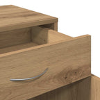 Armario con ruedas madera ingeniería roble artisan 45x38x54 cm