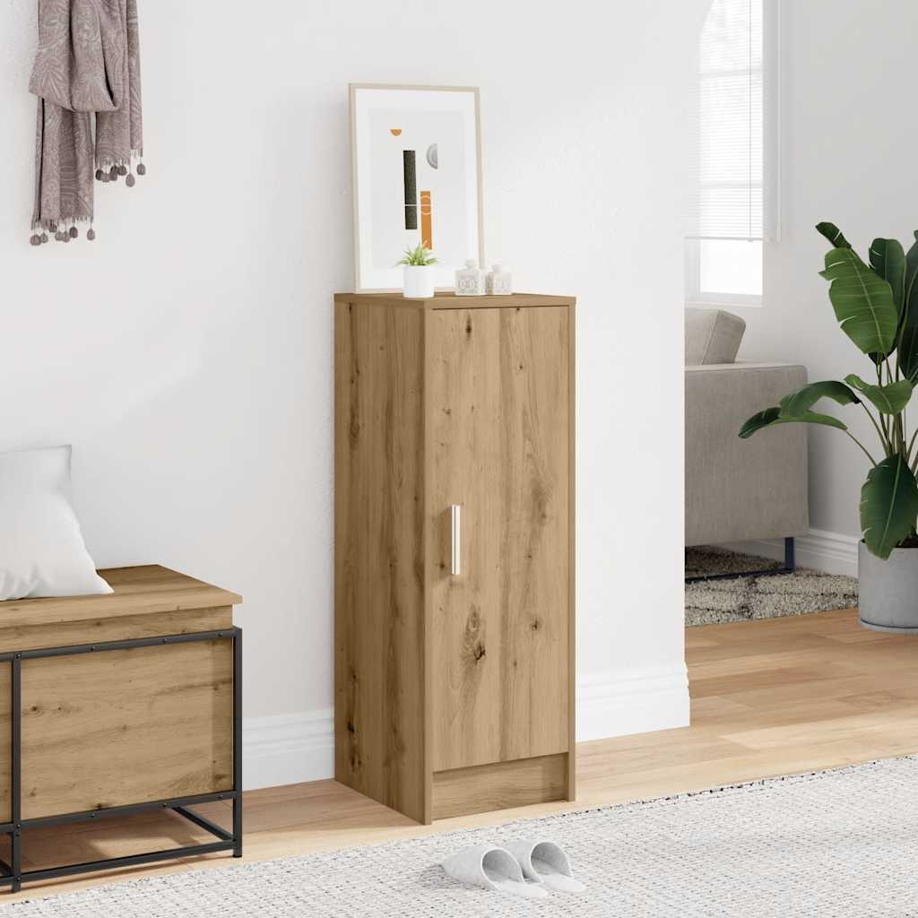 Muebles zapateros 2 uds contrachapada blanco 27,5x27x102 cm