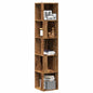 Mueble de esquina madera contrachapada gris Sonoma 33x33x100 cm