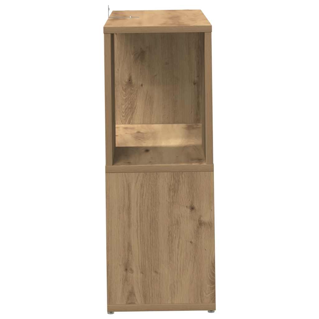 Estantería madera de ingeniería roble artisan 60x24x63 cm