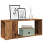 Mueble de TV de madera de roble negro 60x24x32 cm
