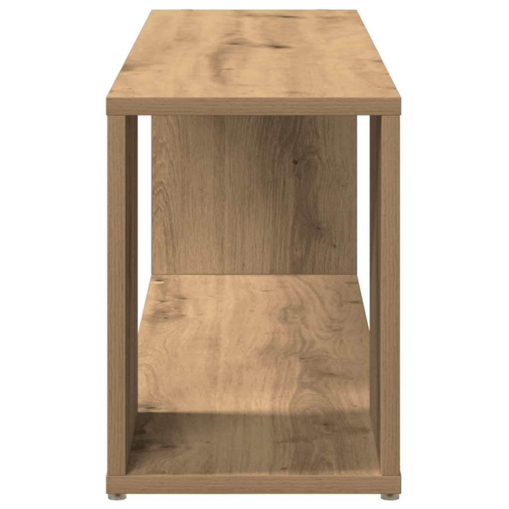 Mueble para TV madera de ingeniería roble artisan 100x24x32 cm