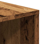 Mueble de TV madera de ingeniería envejecida 130x35x50 cm