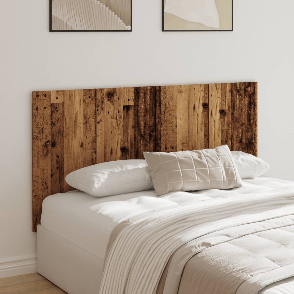 Cabecero cama madera contrachapada roble ahumado 120x1,5x80 cm