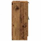 Aparador de madera de ingeniería envejecida 60x30x70 cm