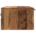 Armario de pared madera de ingeniería envejecida 68x30x20 cm