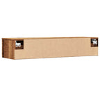 Armario de pared madera contrachapada madera vieja 102x30x20 cm