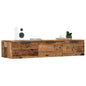 Armario de pared madera contrachapada madera vieja 102x30x20 cm