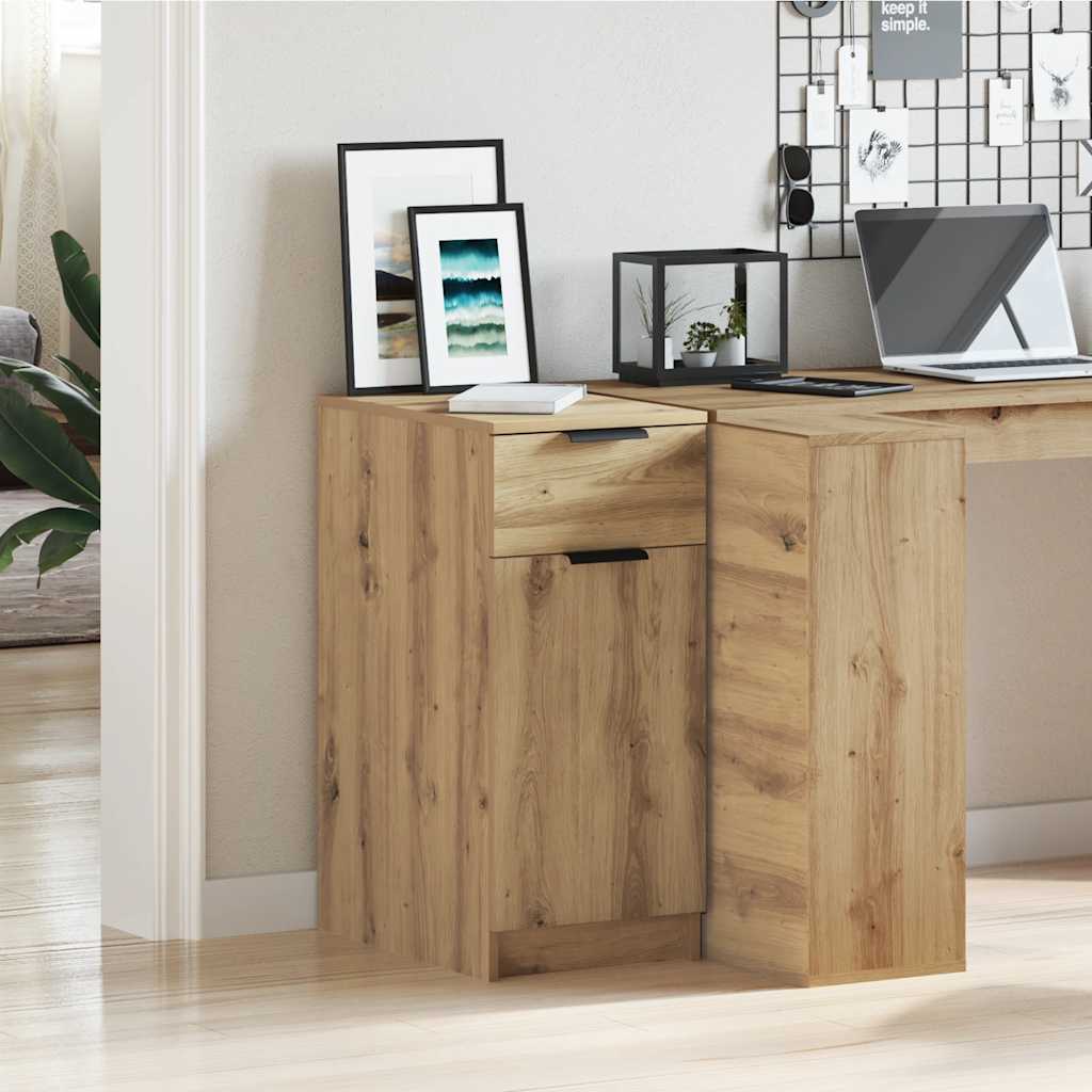 Armario de baño madera ingeniería roble artisan 33x50x75 cm