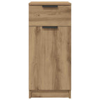 Armario de baño madera ingeniería roble artisan 33x50x75 cm