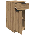 Armario de baño madera ingeniería roble artisan 33x50x75 cm