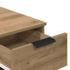 Armario de baño madera ingeniería roble artisan 33x50x75 cm