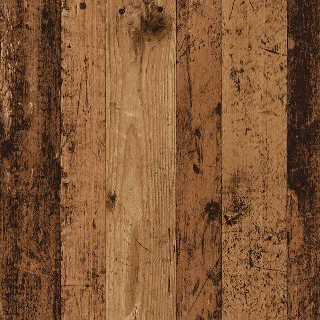 Tocador con espejo envejecida 74,5x40x141 cm