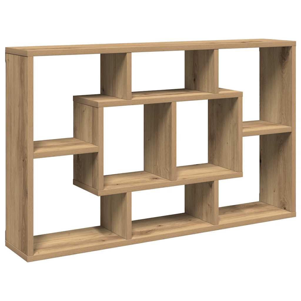 Estante de pared Artisan Roble 85x16x52,5 cm Madera de ingeniería