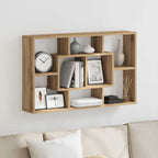 Estante de pared Artisan Roble 85x16x52,5 cm Madera de ingeniería