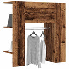 Mueble de recibidor madera ingeniería gris Sonoma 97,5x37x99 cm