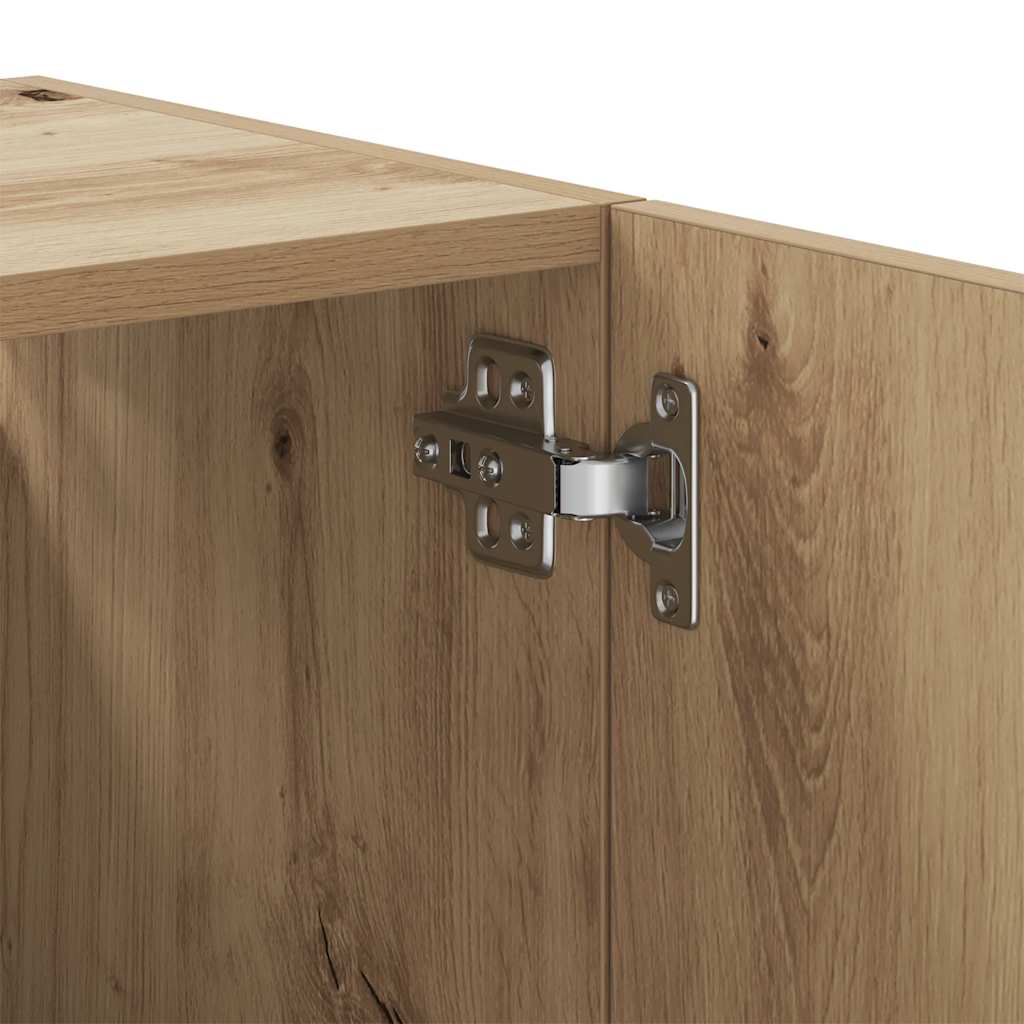 Armario de pared madera de ingeniería roble artisan 60x31x60 cm