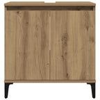 Mueble de lavabo madera de ingeniería roble artisan 58x33x60 cm