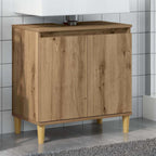 Mueble de lavabo madera de ingeniería roble artisan 58x33x60 cm
