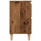 Mueble de lavabo madera ingeniería envejecida 80x33x60 cm