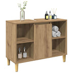Mueble de baño madera de ingeniería roble artisian 80x33x60 cm