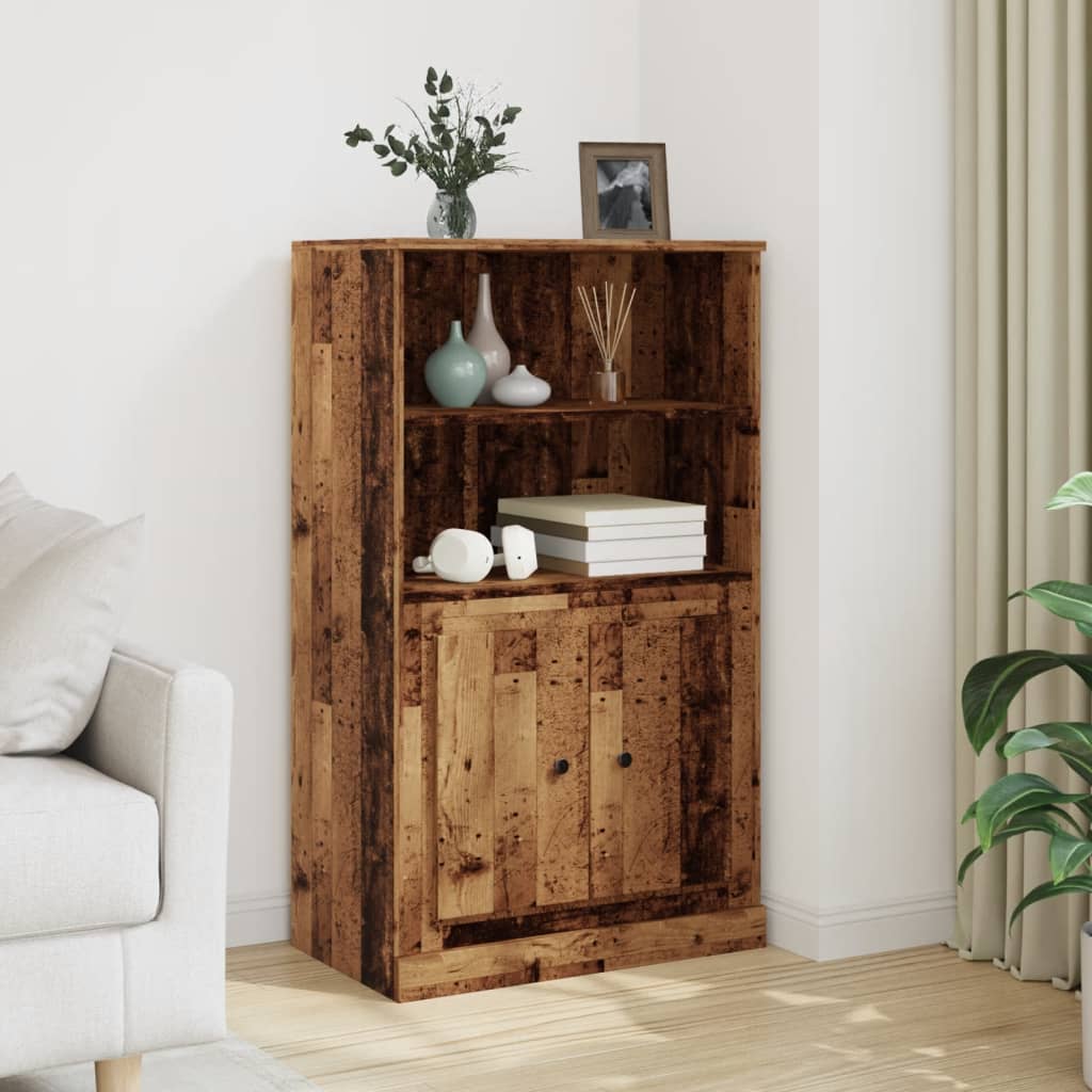 Aparador de acero verde oliva 68x39x72 cm