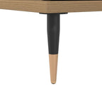 Armario de baño madera contrachapada roble artisan 30x30x190 cm