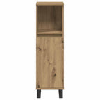 Armario de baño madera de ingeniería roble artisan 30x30x100 cm
