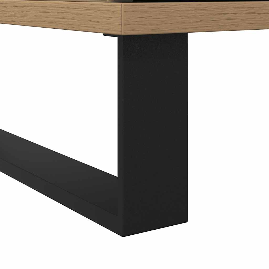 Armario de baño madera de ingeniería roble artisan 30x30x100 cm