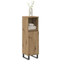 Armario de baño madera de ingeniería roble artisan 30x30x100 cm