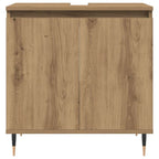Armario de baño madera de ingeniería roble artisan 58x33x60 cm