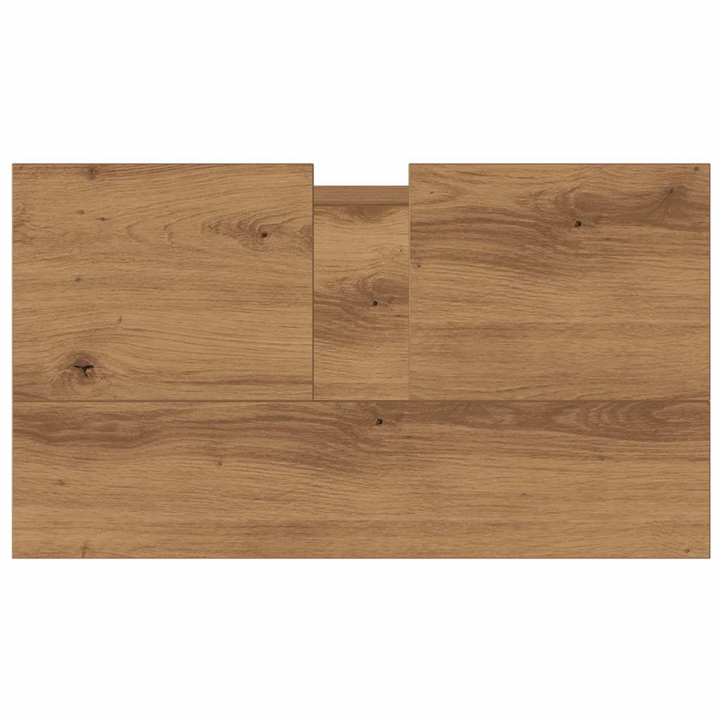 Armario de baño madera de ingeniería roble artisan 58x33x60 cm