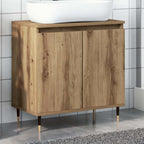 Armario de baño madera de ingeniería roble artisan 58x33x60 cm