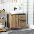 Armario de baño madera de ingeniería roble artisan 65x33x60 cm