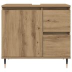 Armario de baño madera de ingeniería roble artisan 65x33x60 cm