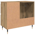 Armario de baño madera de ingeniería roble artisan 65x33x60 cm
