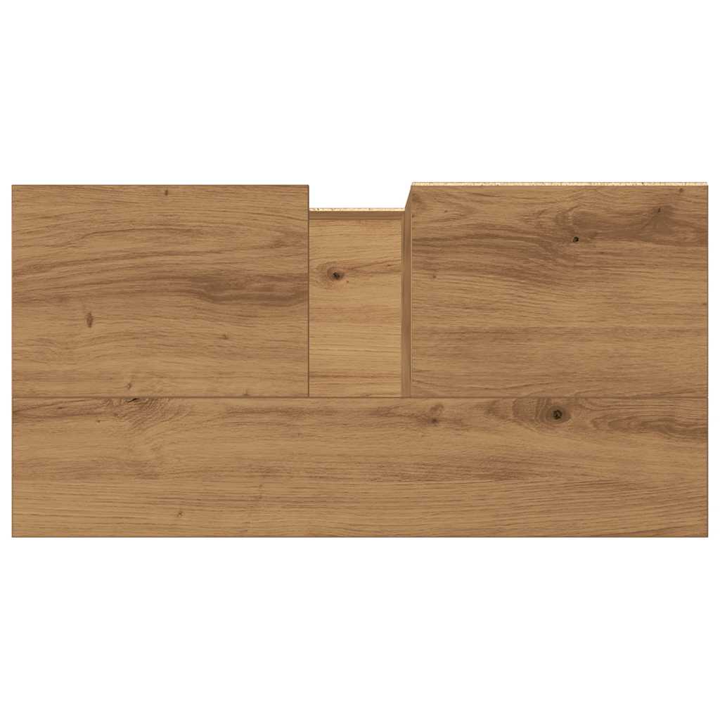 Armario de baño madera de ingeniería roble artisan 65x33x60 cm