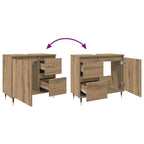 Armario de baño madera de ingeniería roble artisan 65x33x60 cm