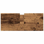 Mueble de baño madera de ingeniería envejecida 80x33x60 cm