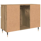 Mueble de baño madera de ingeniería roble artisan 80x33x60 cm