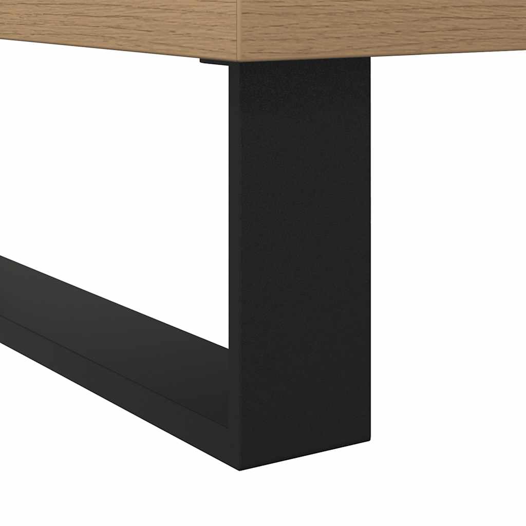 Mueble de lavabo madera de ingeniería roble artisan 80x33x60 cm