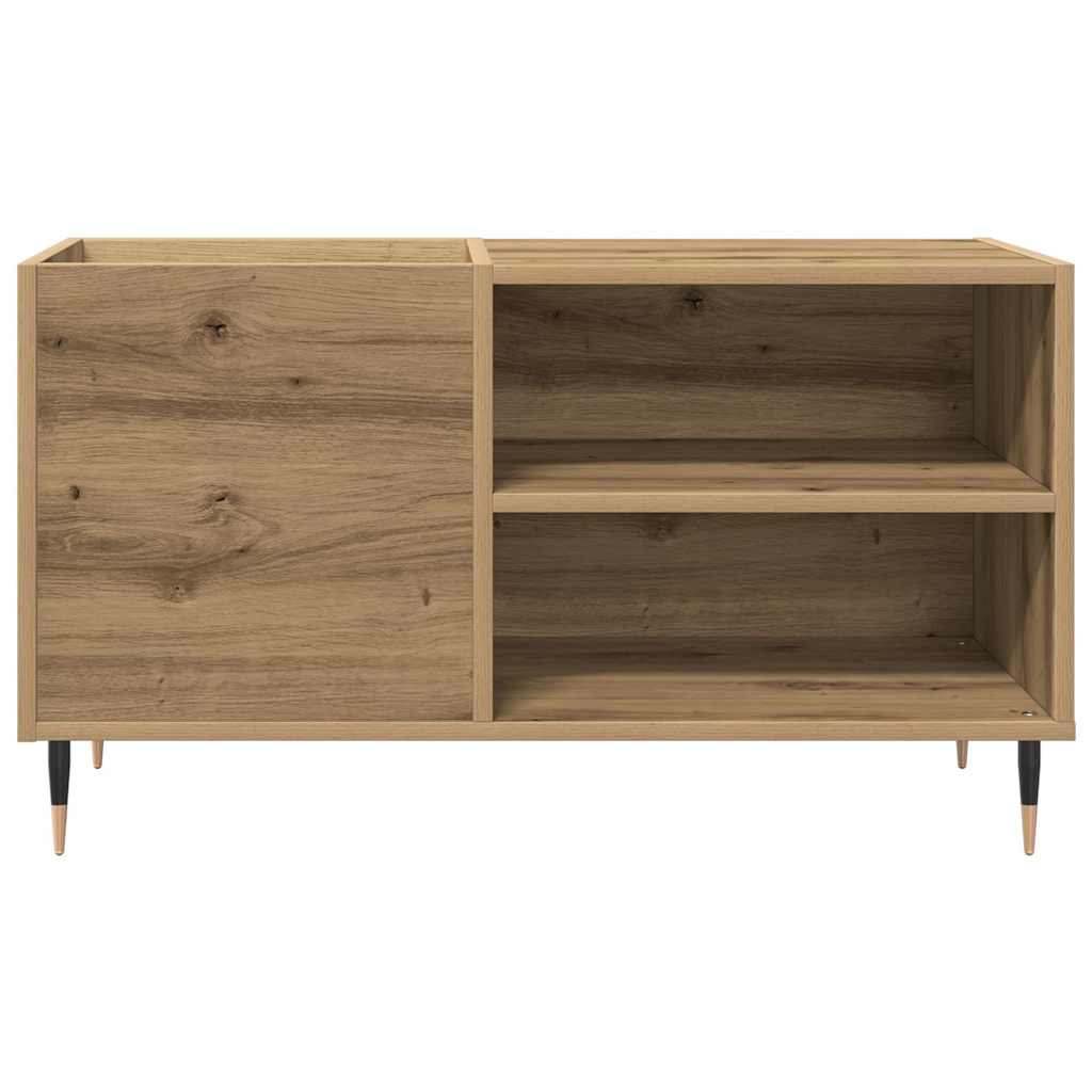 Mueble discos madera de ingeniería roble artisan 84,5x38x48 cm