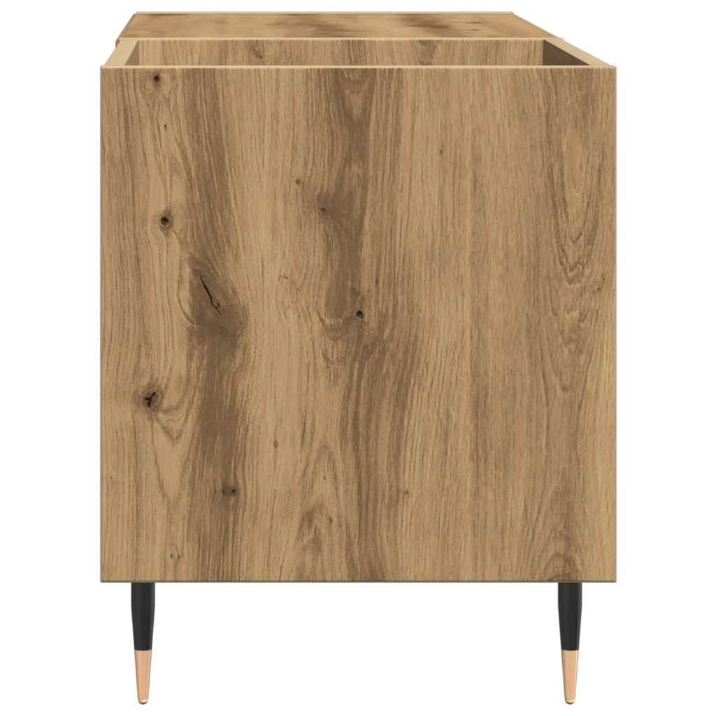 Mueble discos madera de ingeniería roble artisan 84,5x38x48 cm