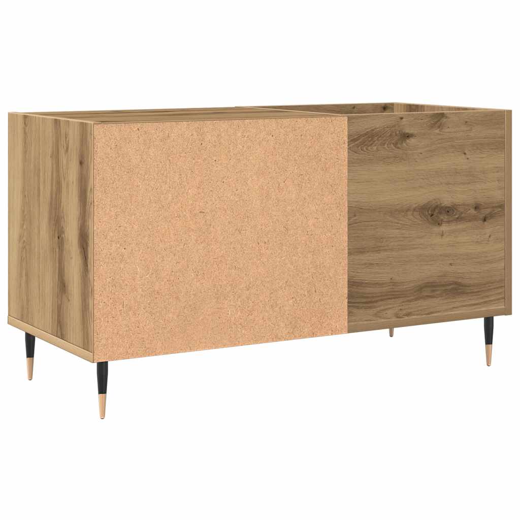 Mueble discos madera de ingeniería roble artisan 84,5x38x48 cm
