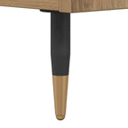 Mueble discos madera de ingeniería roble artisan 84,5x38x48 cm