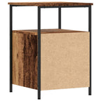 Mesitas de noche 2 uds madera envejecida 34x35,5x50 cm