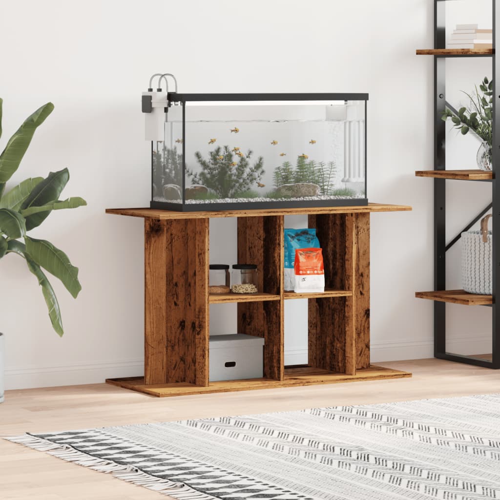 Soporte para acuario madera de ingeniería negro 80x35x60 cm