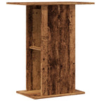 Soporte para acuario madera ingeniería envejecida 36x75x72,5 cm